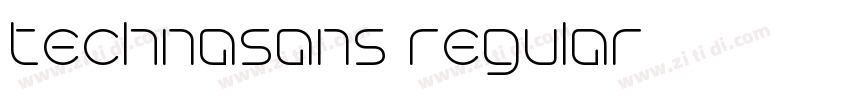 technasans regular字体转换 technasans regular字体转换